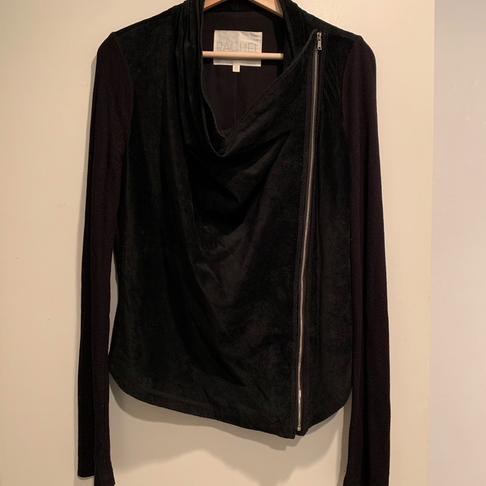 Rachel Roy Perforated Leather Jacket